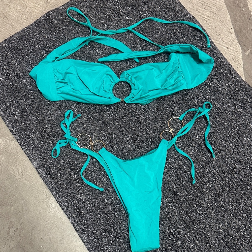 Guess Women's O-Ring Bandeau Bikini